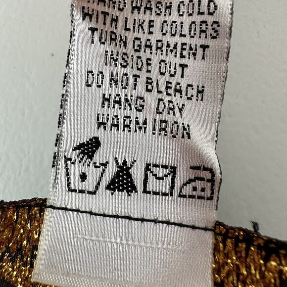 Bob Mackie Shirt Womens 1X Orange Embroidered Floral Basic Art Classic - Picture 6 of 9